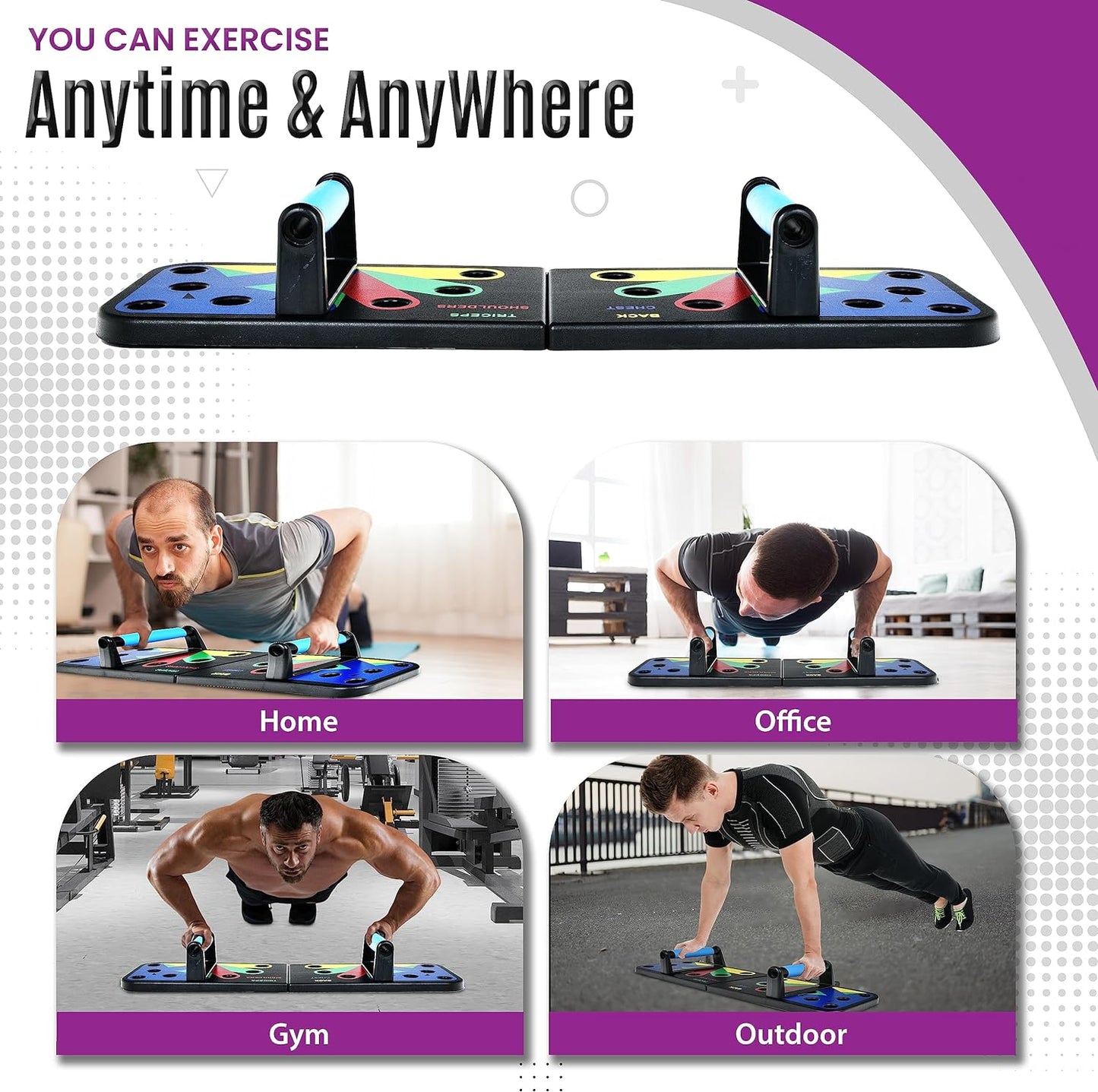 Portable Multifunctional Push-up Board